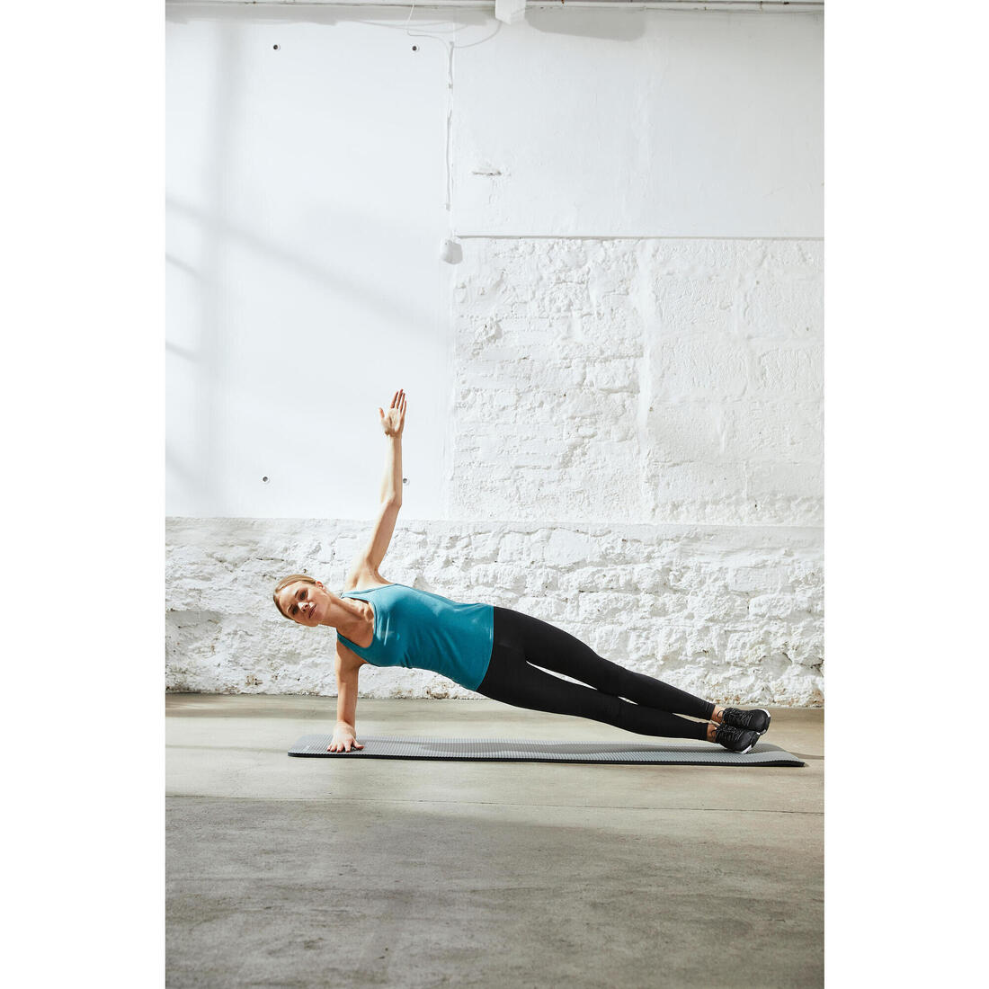 Legging fitness long coton extensible femme - Fit+