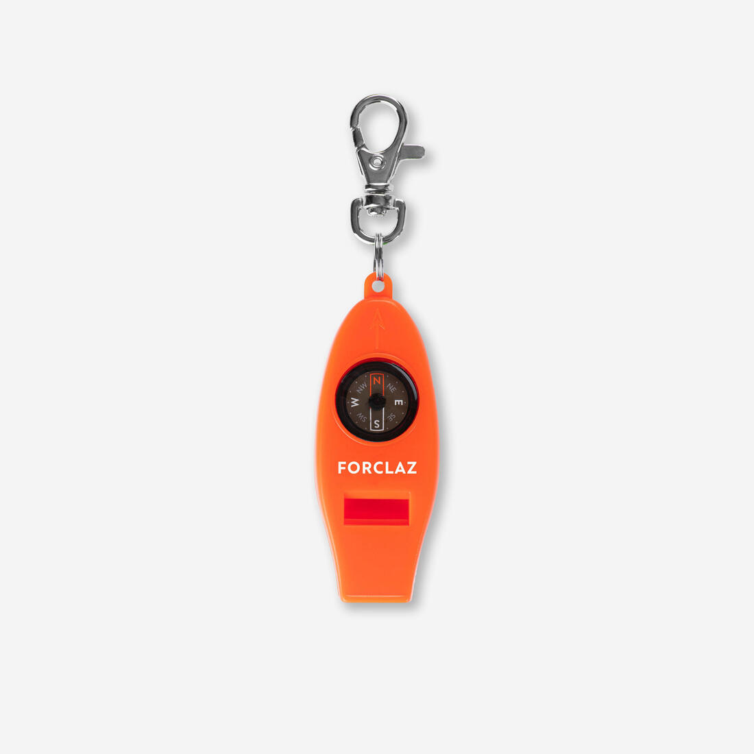Sifflet multifonctions boussole d'orientation 50 – orange papaye
