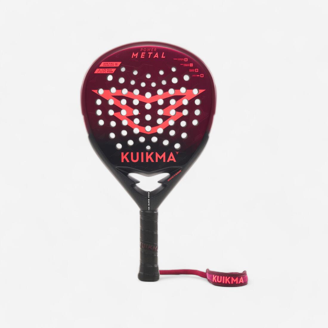 Raquette de padel adulte - kuikma power metal