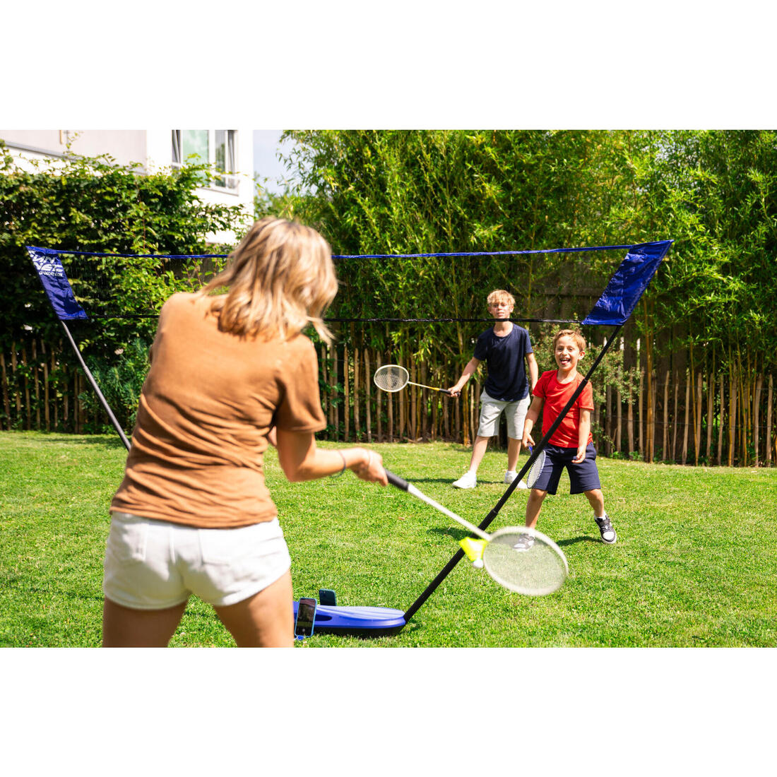 Kit Filet de Badminton Fun 3 Mètres - Bleu Roi