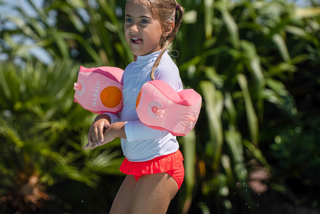 Brassards-ceinture piscine évolutif TISWIM enfant bleu "DRAGON"