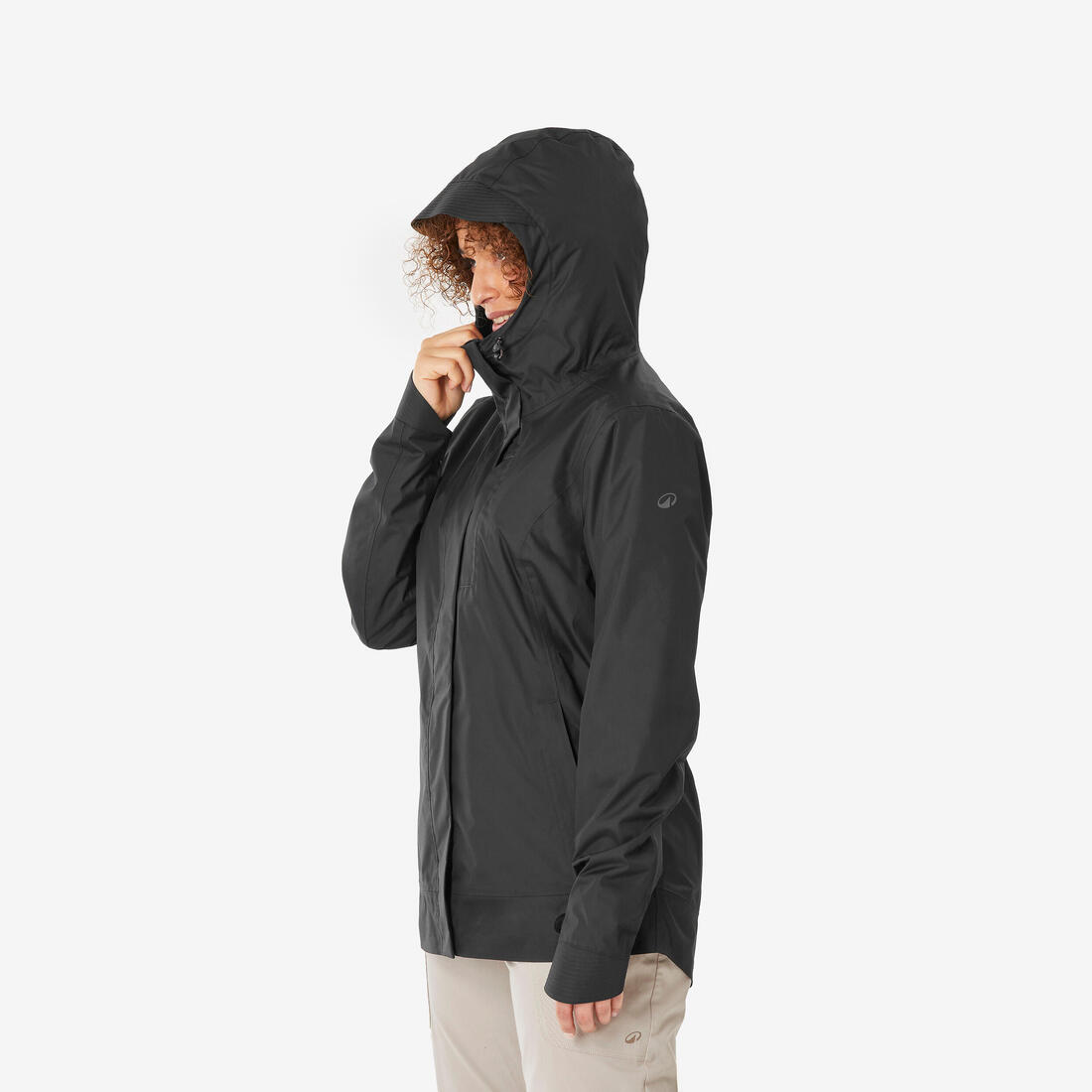 Veste de randonnée imperméable femme, NH500