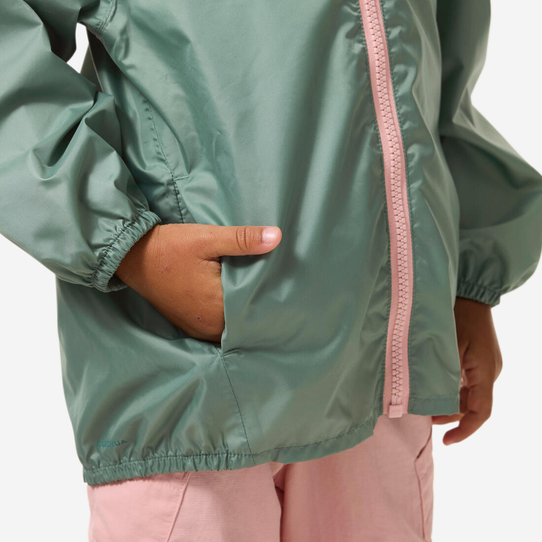 Veste imperméable de randonnée enfant 2-6 ans, MH100 zip kid