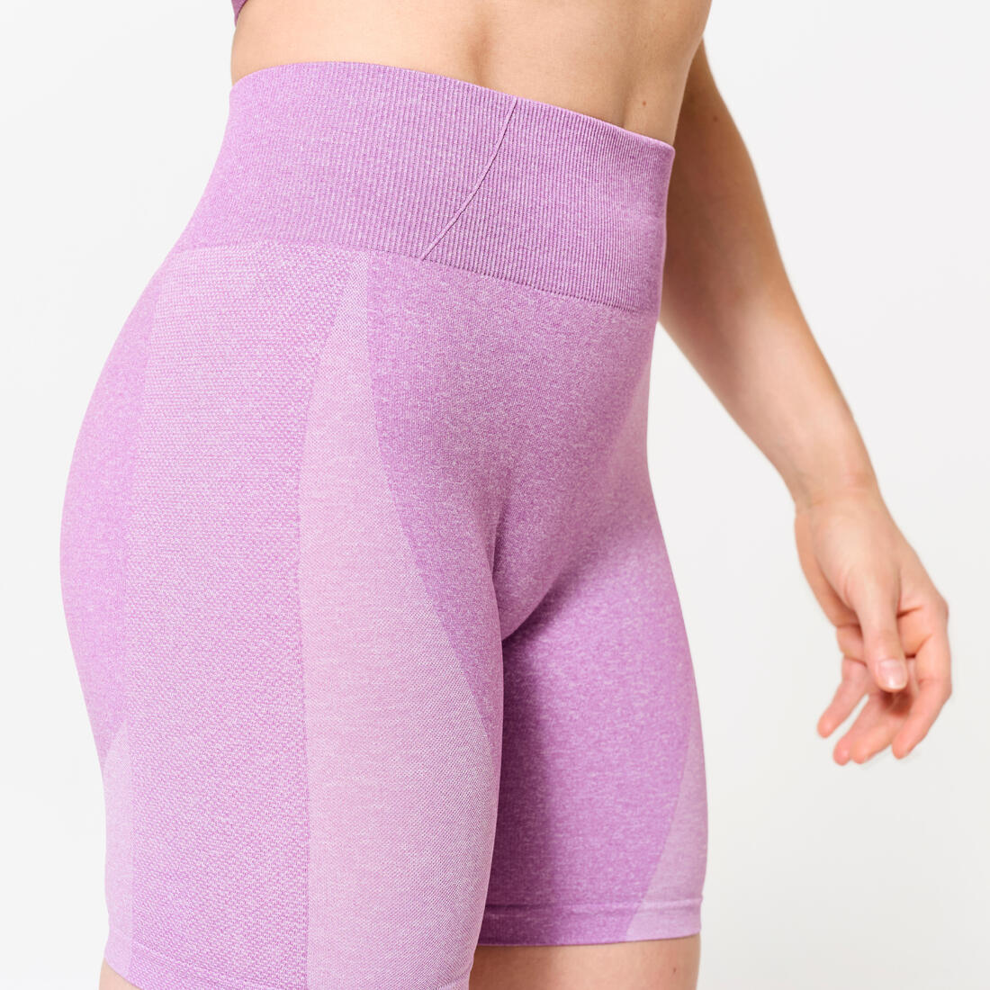 Short de fitness seamless et taille haute