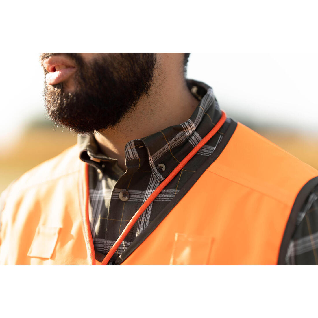 CHEMISE 100 A CARREAUX BLANCHE