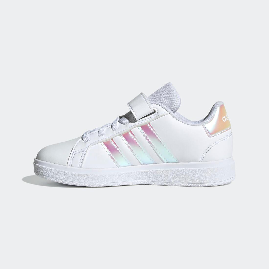 Chaussures Grand Court enfant, noir et – blanc