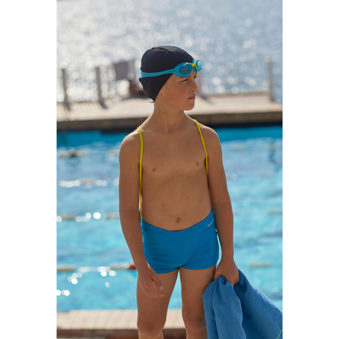 Pack Natation Garçon - Kit 100 Start - Bleu Noir