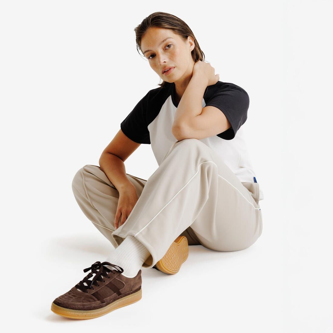 Tee-shirt femme, Heritage, blanc et