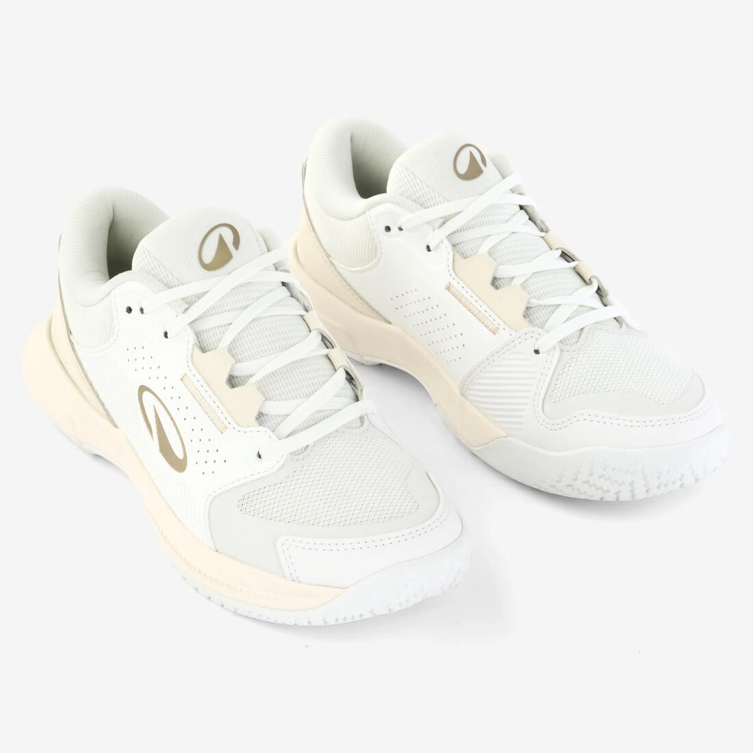 Chaussures de tennis multicourt adulte, Comfort blanc