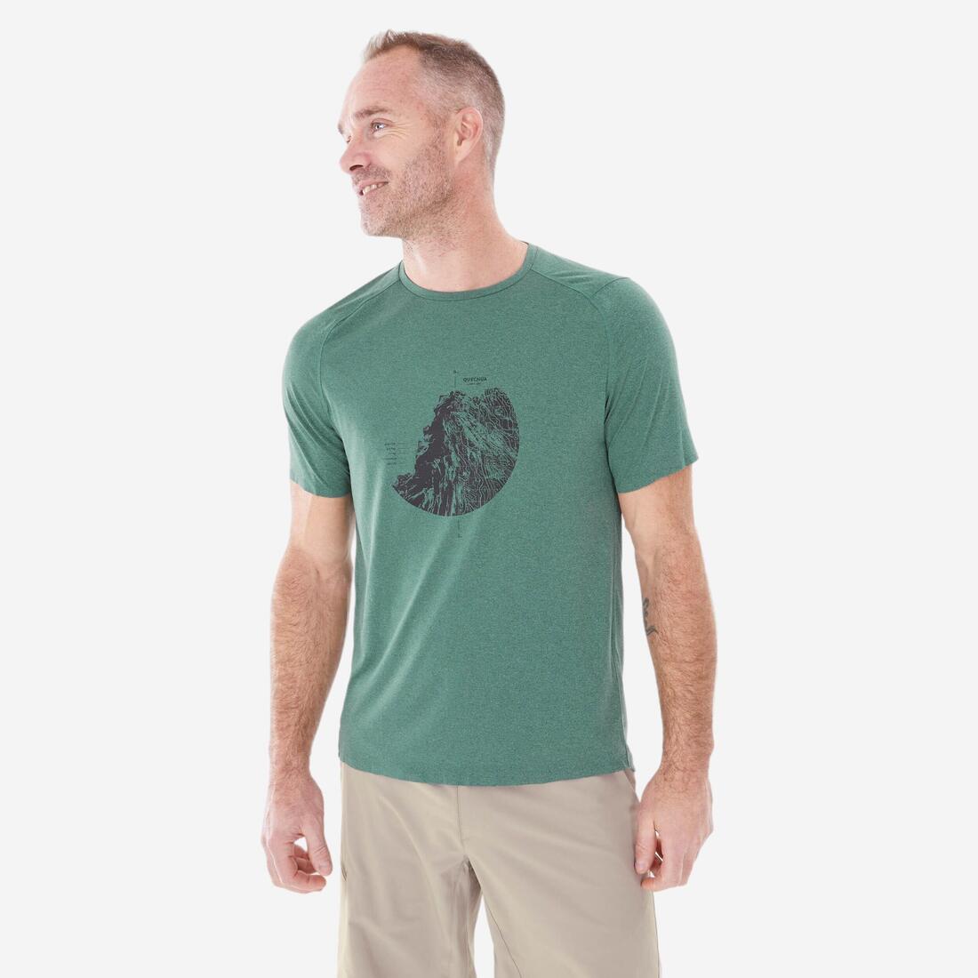 T-shirt de randonnée manches courtes - MH500 - homme