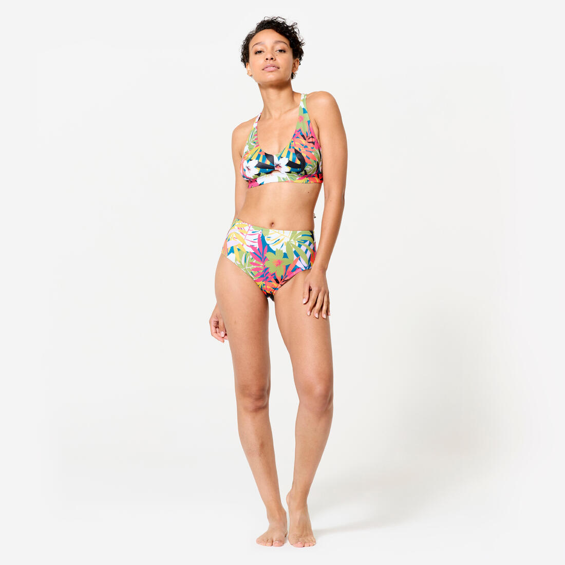 HAUT DE MAILLOT DE BAIN BRASSIÈRE DE SURF FEMME RÉGLABLE DOS AGATHA ANAMONES