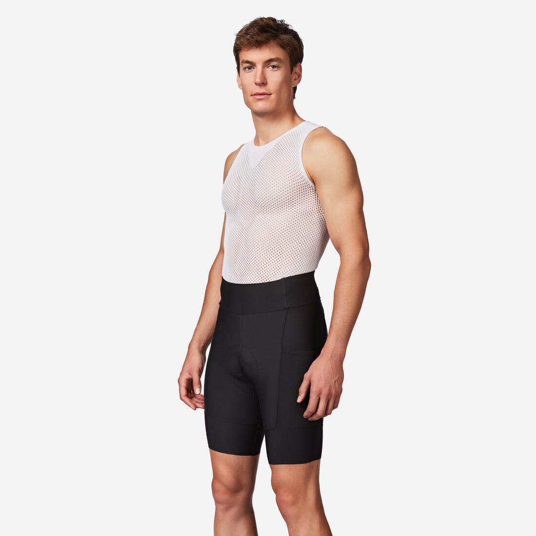 Cuissard de vélo de route homme Endurance Noir