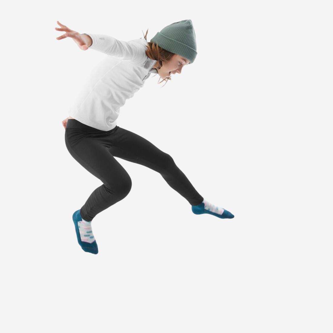 Sous-vêtement pantalon thermique de ski enfant 4-14 ans, BL 500