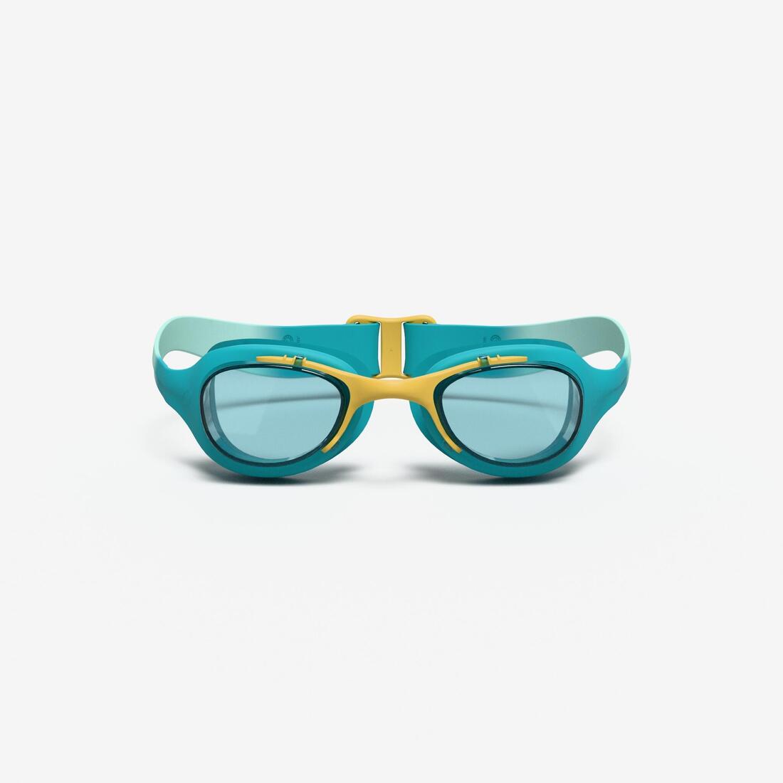 Lunettes de natation Junior - Xbase turquoise teintées