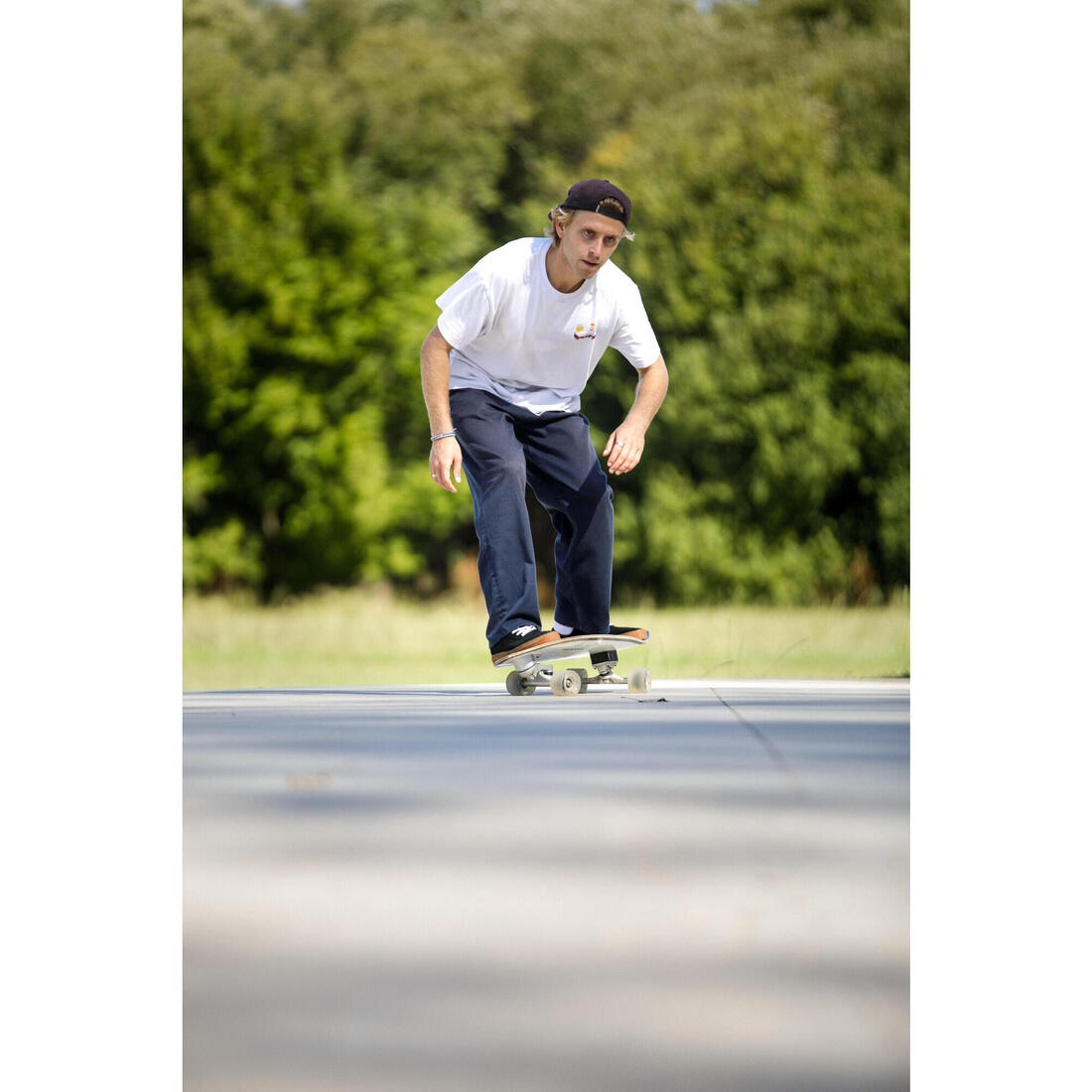 LONGBOARD SURFSKATE SURFTRAINING 34" WHITE OIL