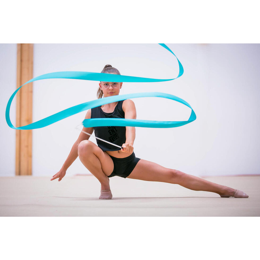 Ruban de Gymnastique Rythmique (GR) de 4 mètres - rose