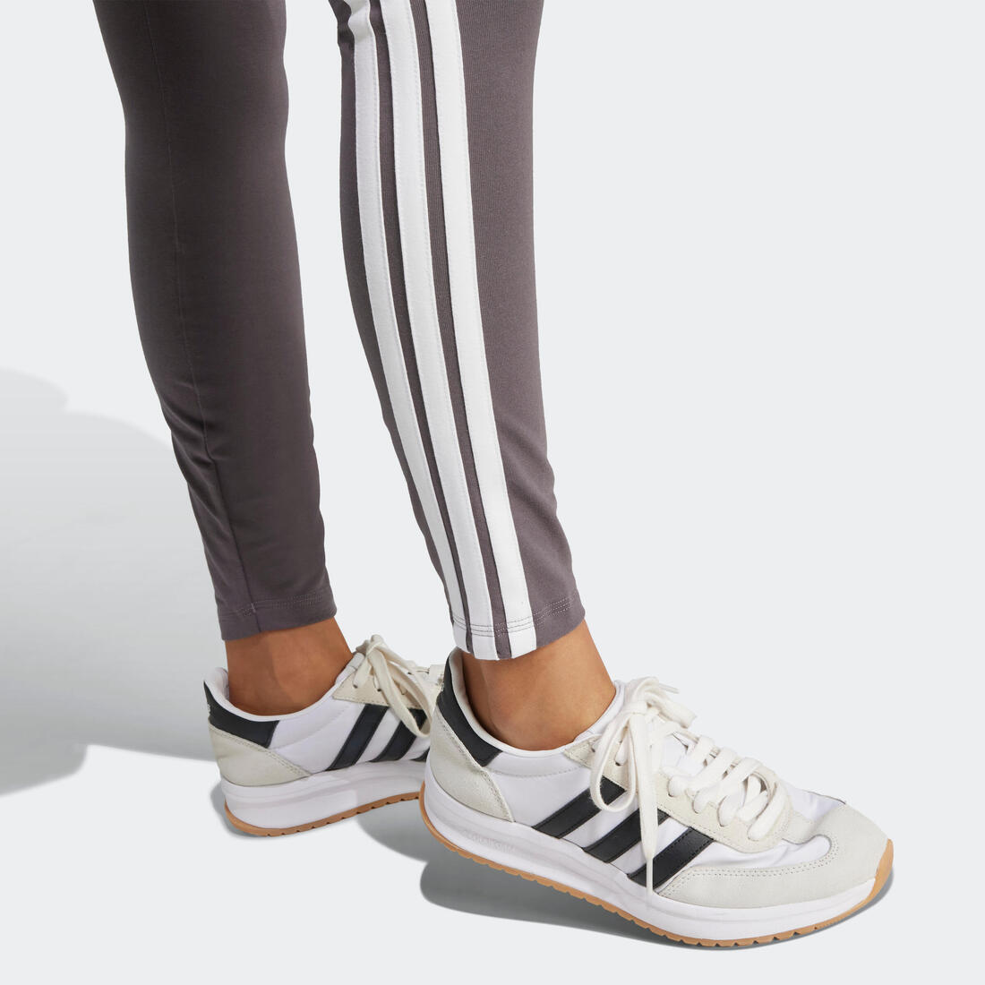 Legging en coton pour femme, gris