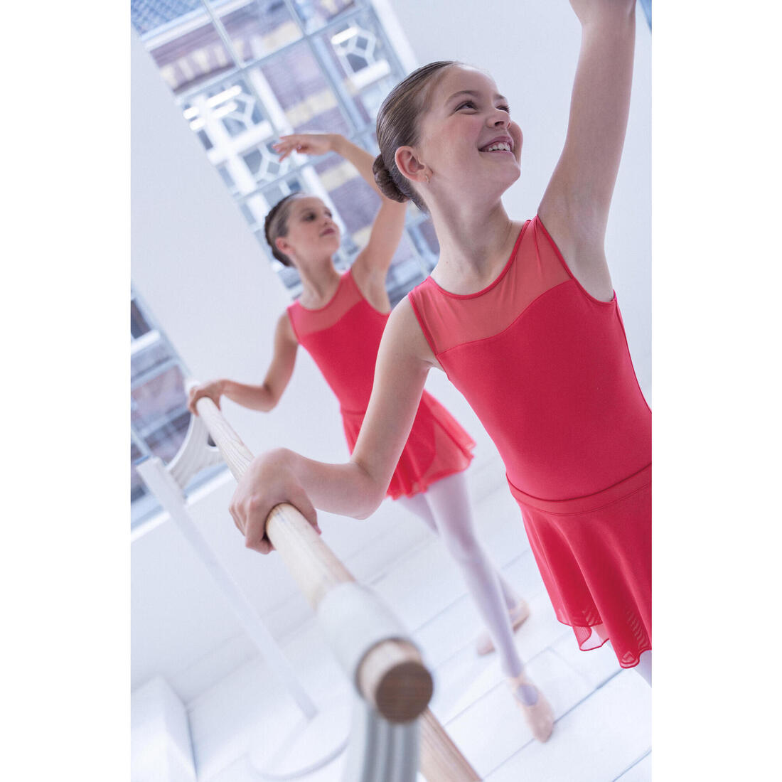 Jupette portefeuille danse classique en voile fille