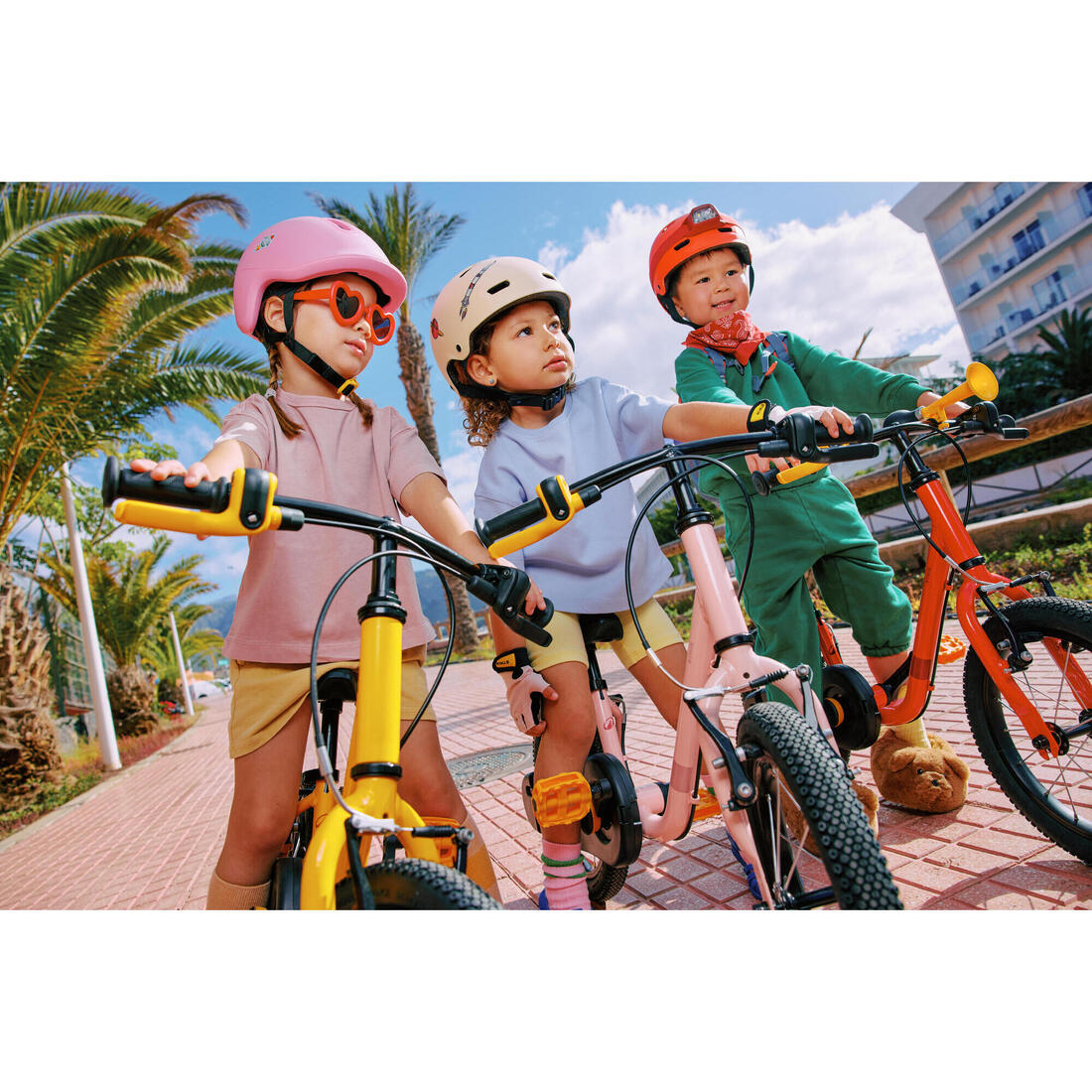 Casque velo enfant 47-55 cm, play 500