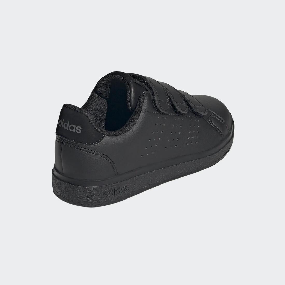 Chaussure adidas ADVANTAGE scratch enfant - noir