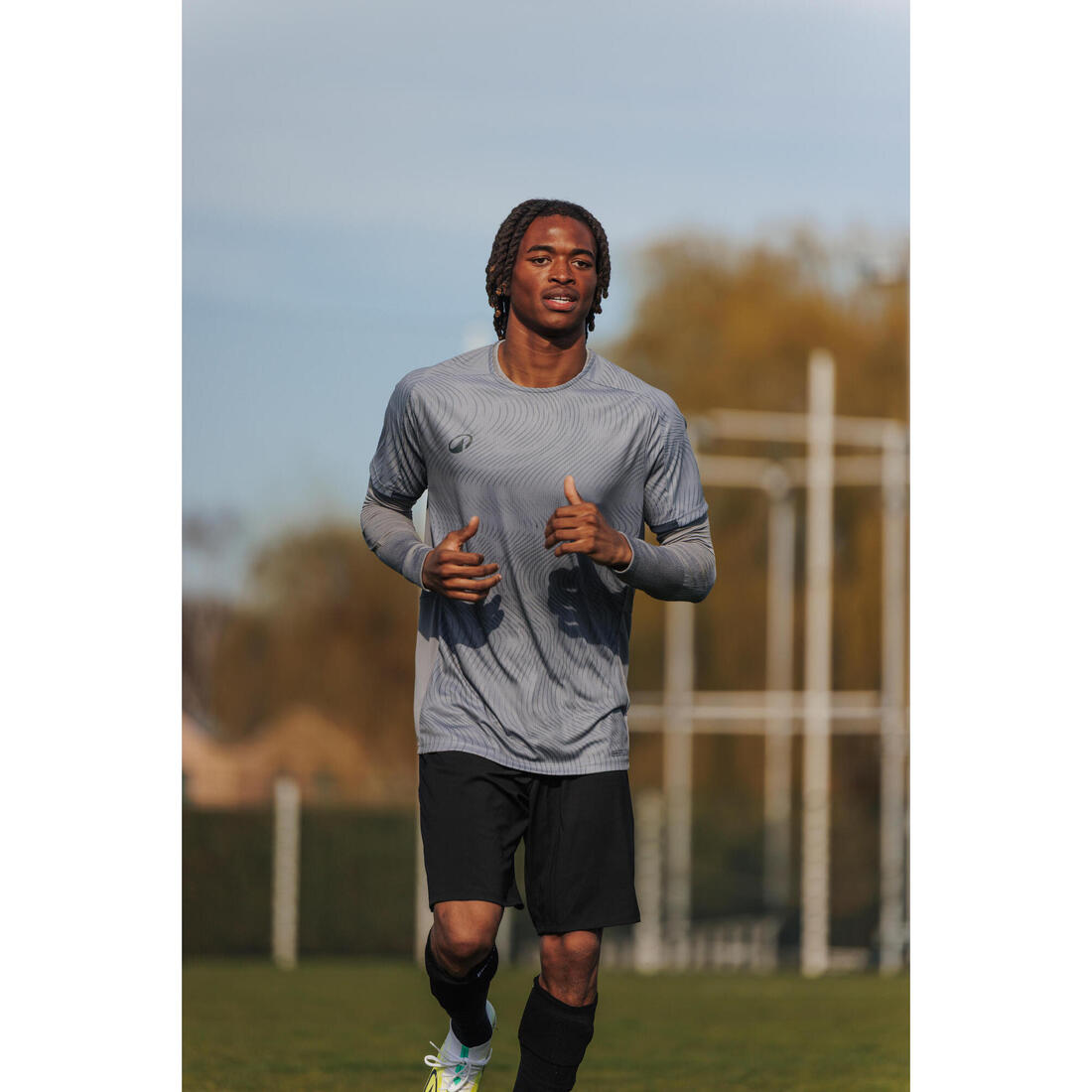 Sous-maillot de foot thermique sans-couture manches longues, Keepdry