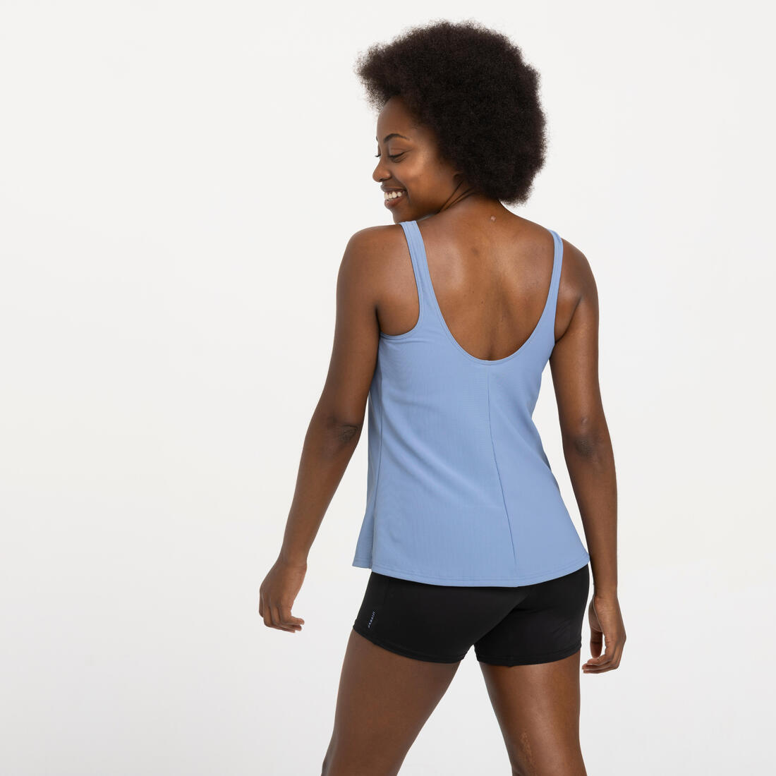 Maillot de bain femme 1 pièce tankini shorty heva tetia bleu