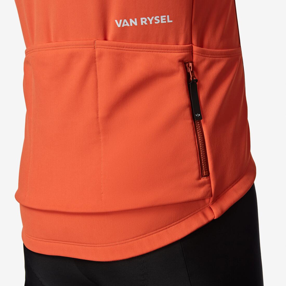 Maillot de vélo de route manches longues mi-saison homme, noir EDR