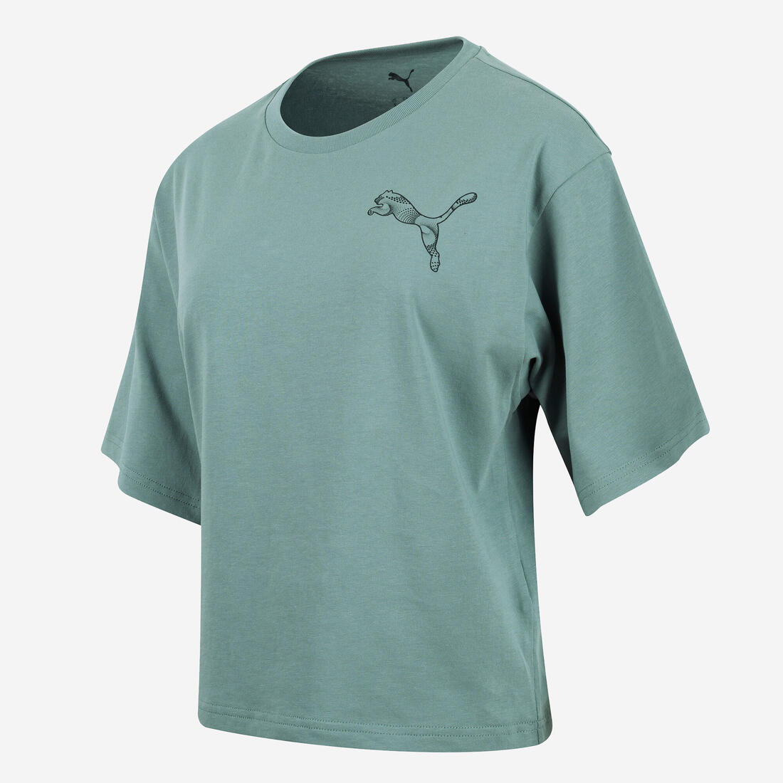 T-shirt en coton court à manches courtes femme