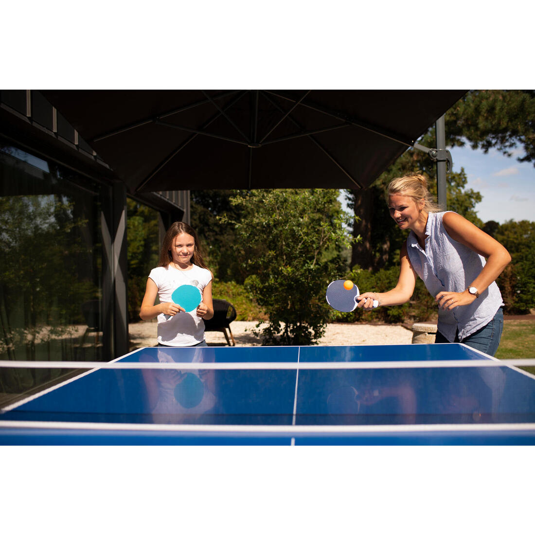 TABLE DE PING PONG EXTERIEUR PPT 130 BLEUE