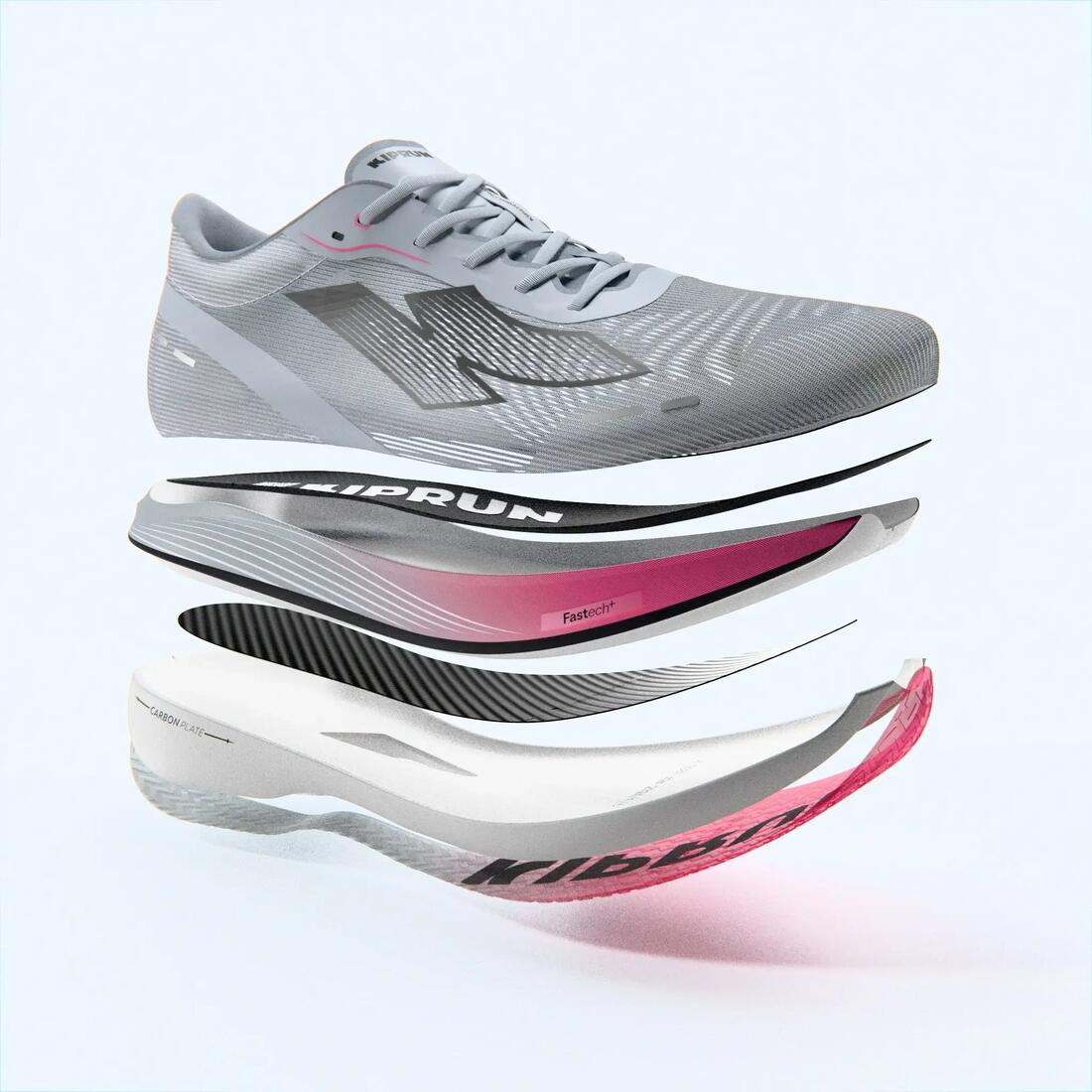 Chaussures de running carbone homme, Kiprun Kipstorm Challenger