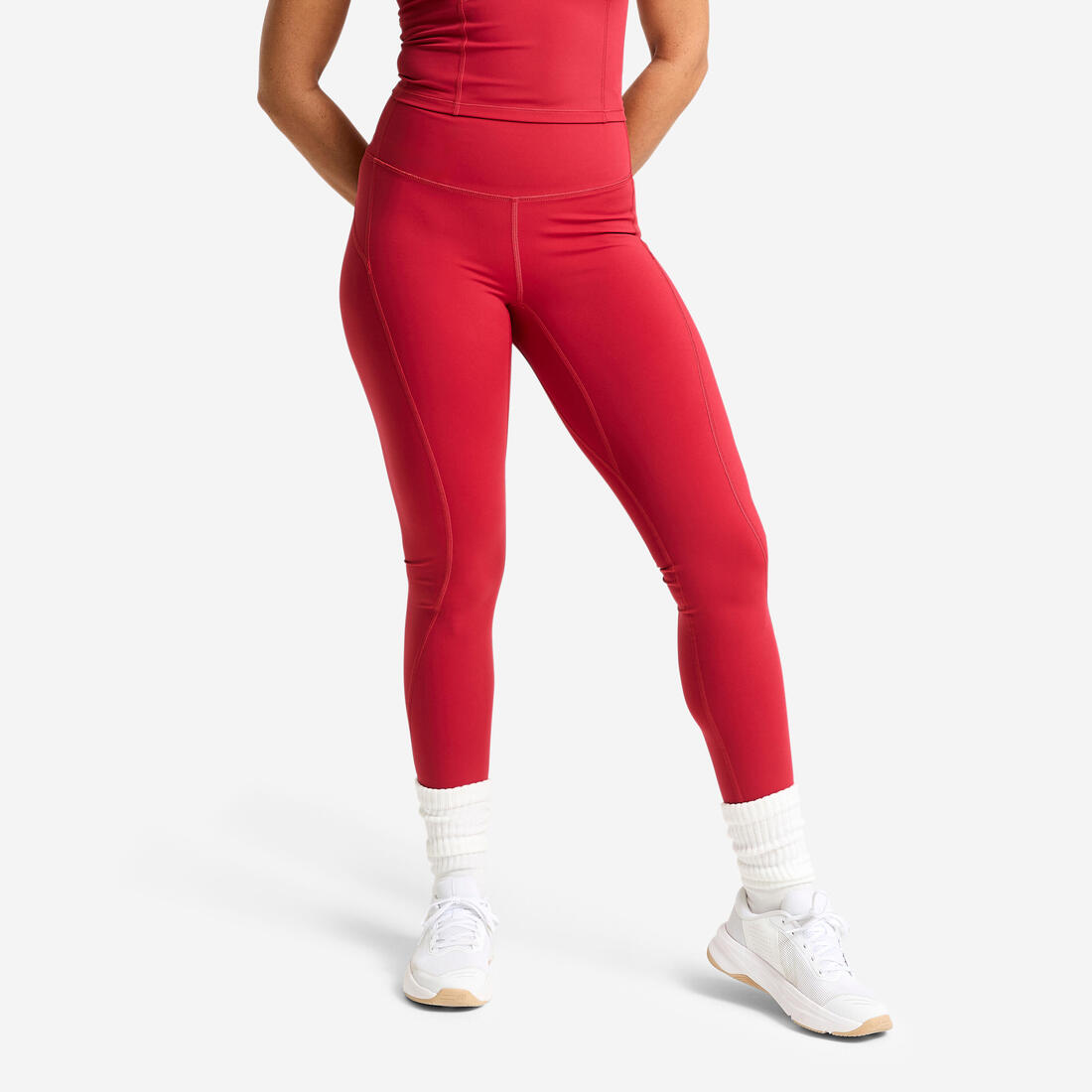 Legging de sport taille haute gainant femme foncé
