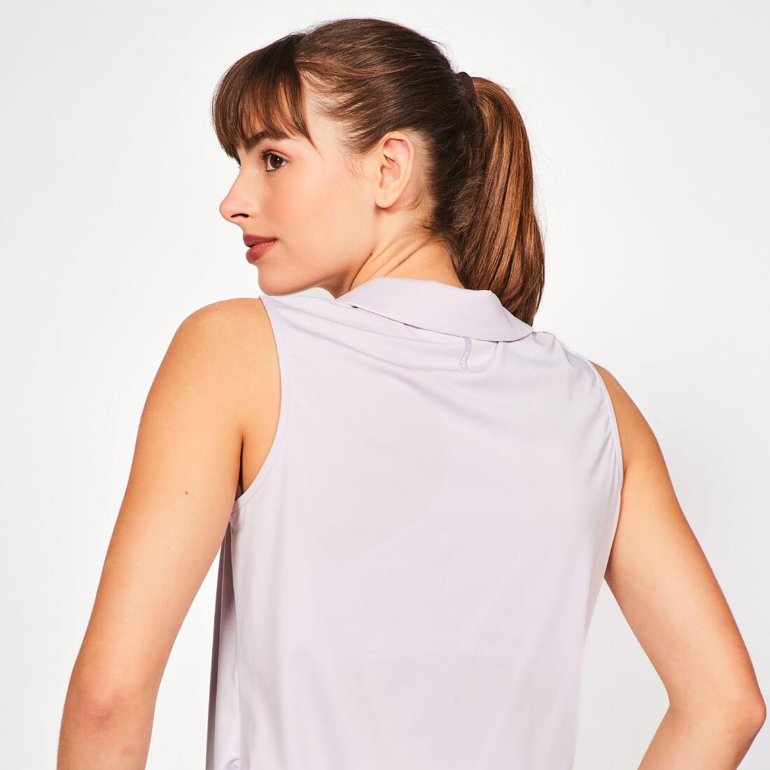 Polo de golf débardeur sans manches femme, WW500