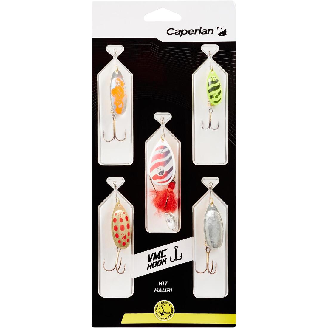 KIT CUILLERS TOURNANTES PÊCHE DES CARNASSIERS KAURI NEW
