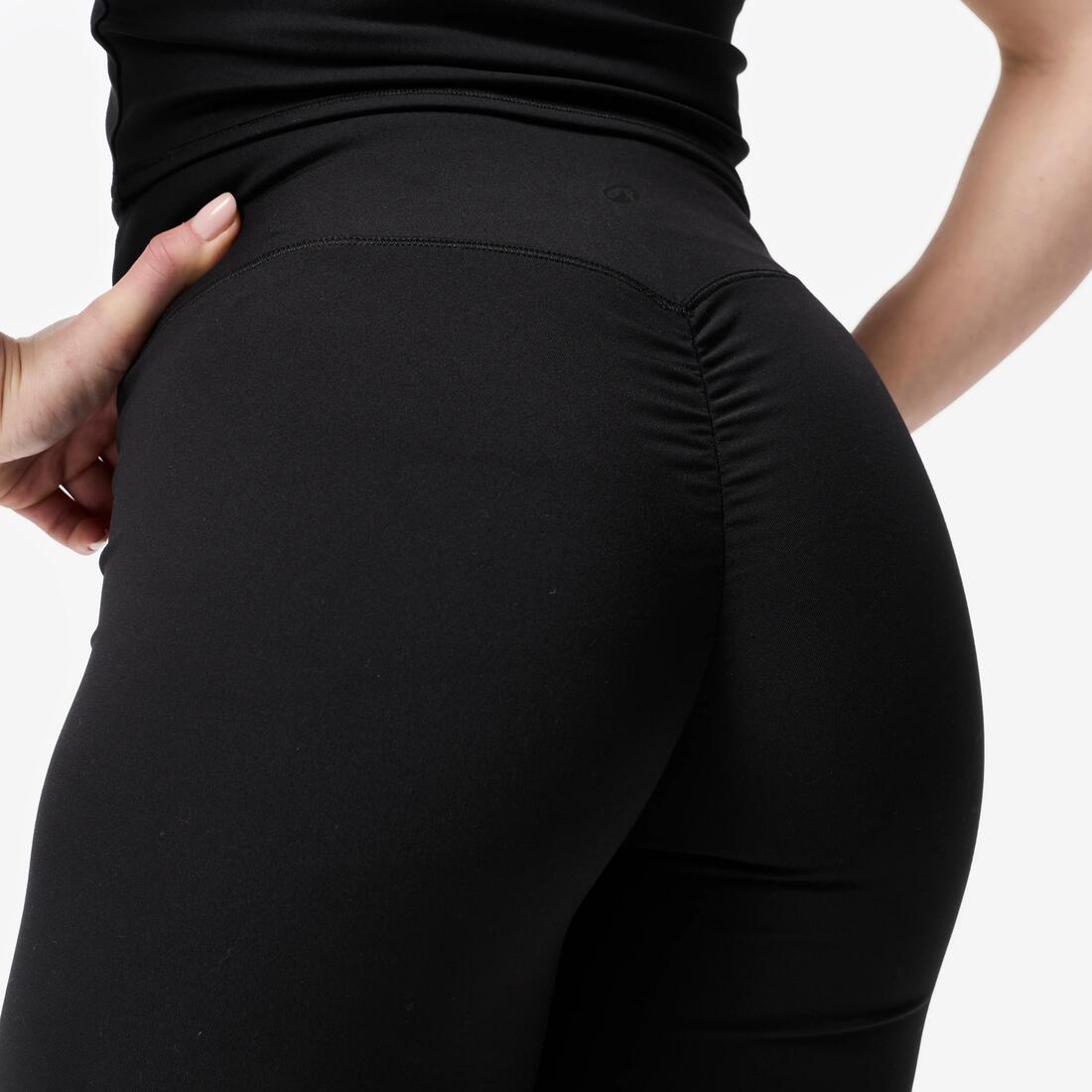 Short de musculation froncé femme