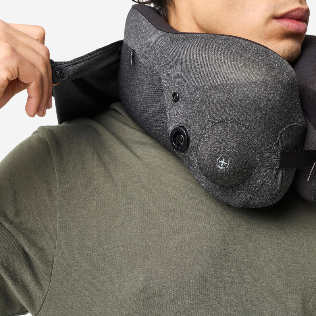 Coussin de cou gonflable et réglable