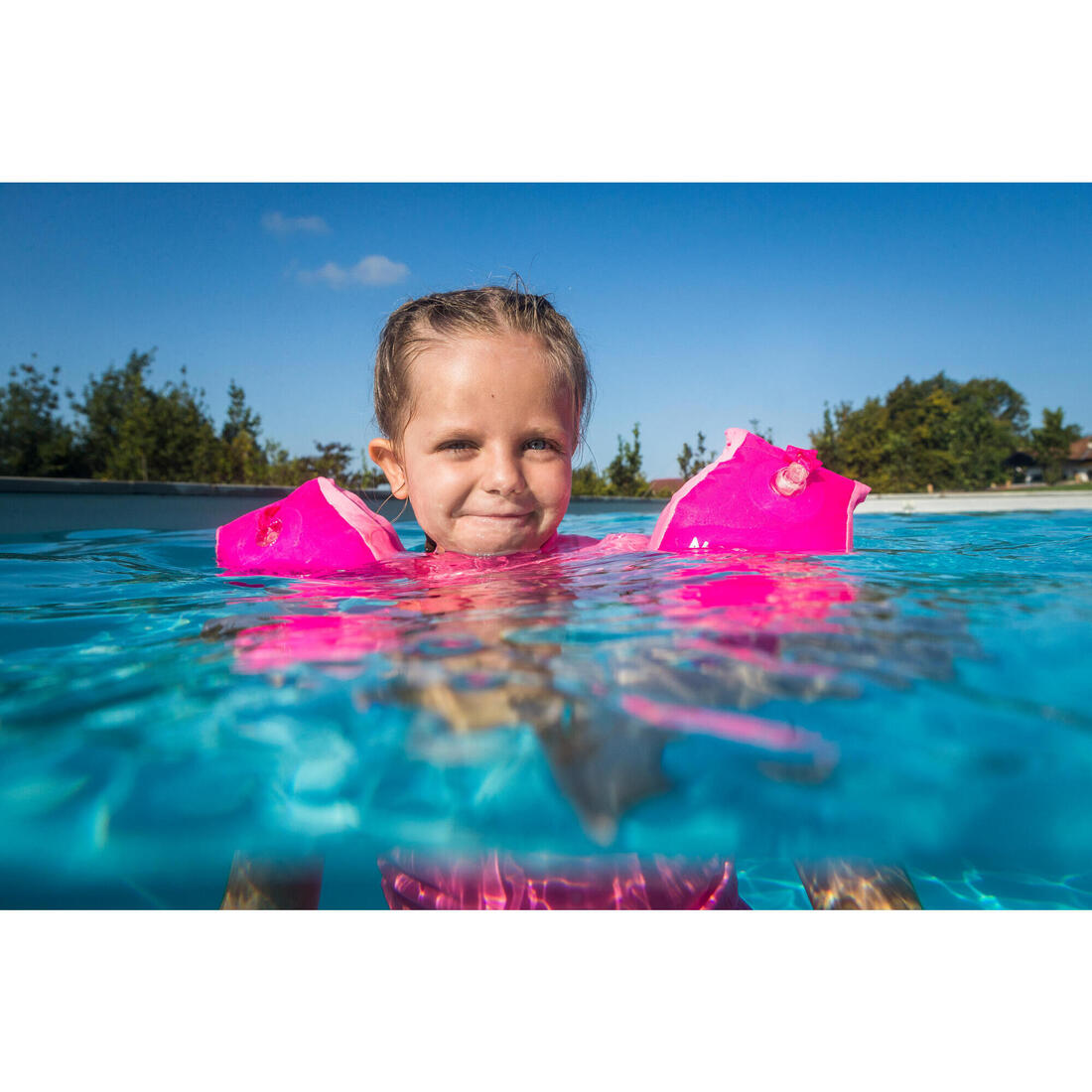 Brassards-ceinture piscine évolutif TISWIM enfant bleu "DRAGON"