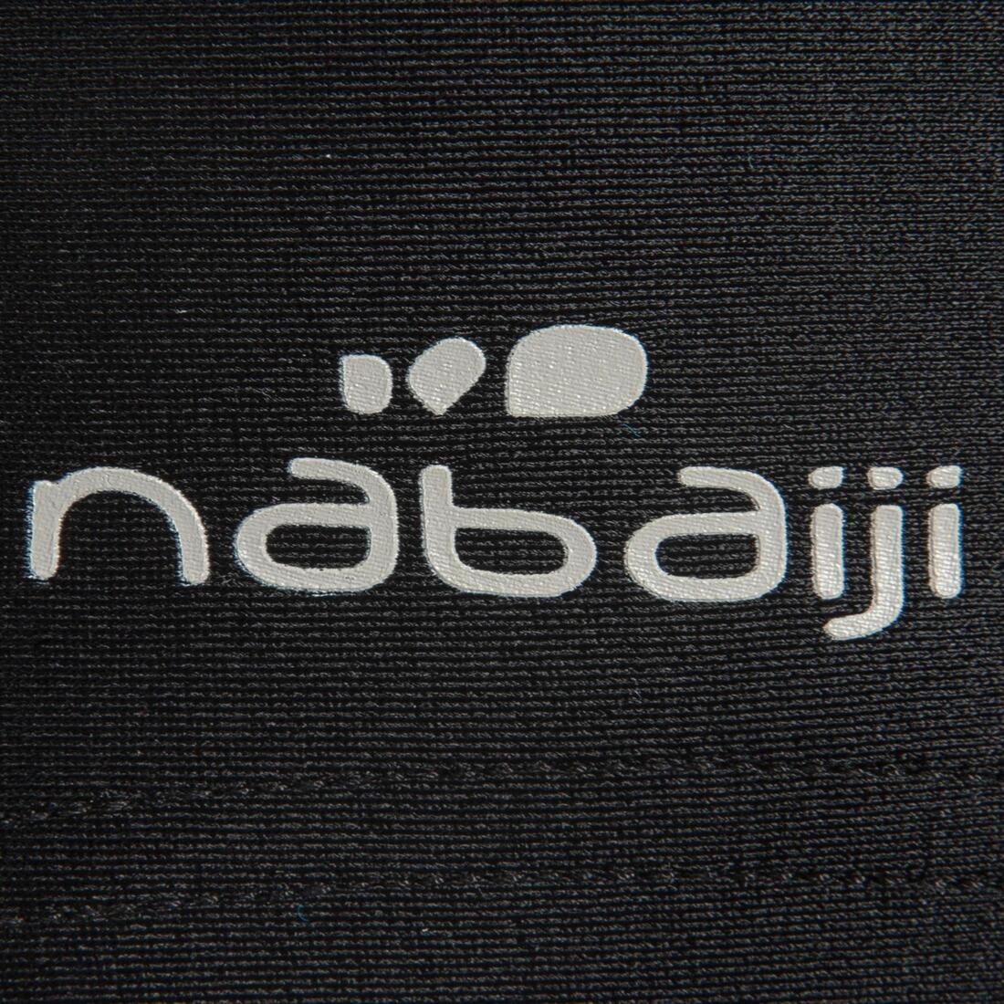 Bonnet de Bain en Maille - Tissu Uni - Noir