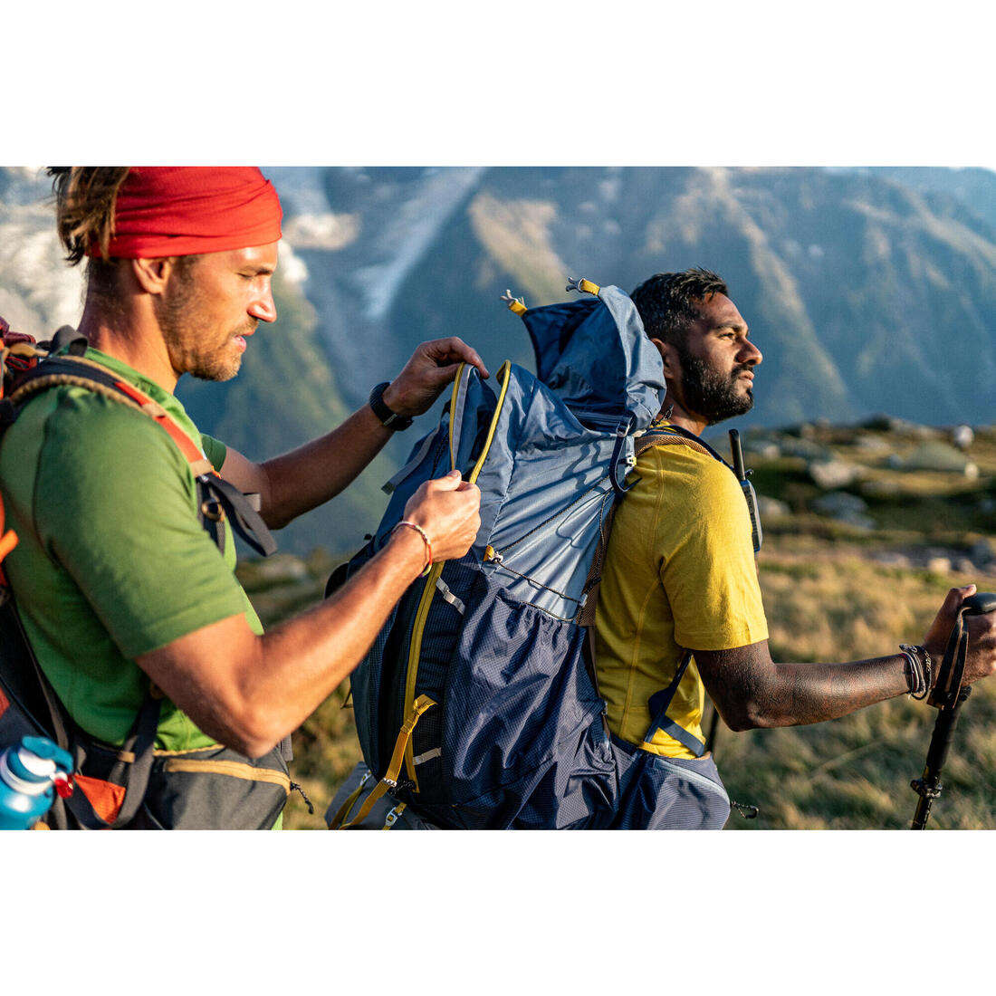 Sac à dos léger de trekking homme 50+10 l - MT900 Light