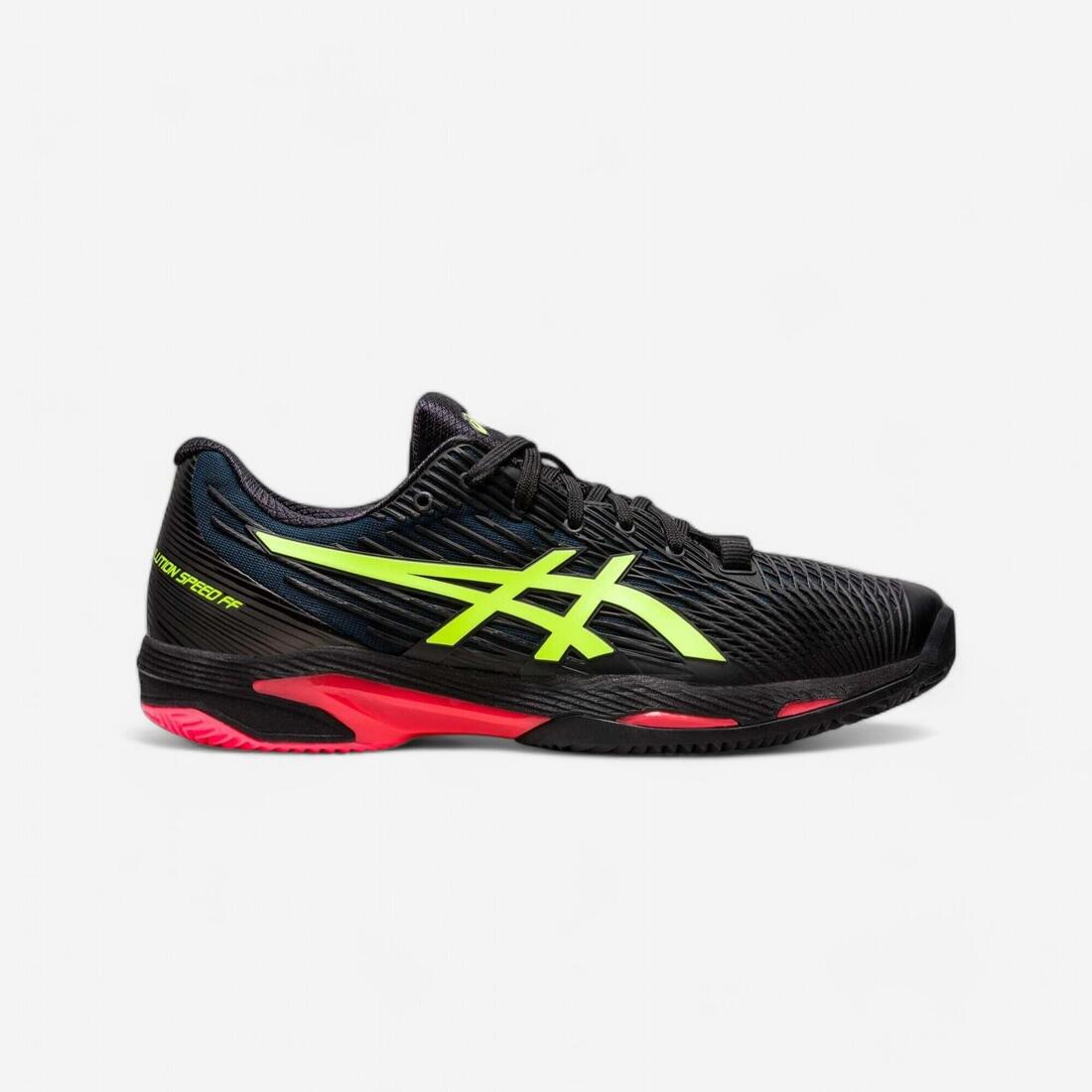 CHAUSSURES DE TENNIS HOMME TERRE BATTUE - ASICS GEL SOLUTION SPEED FF 2 NOIR