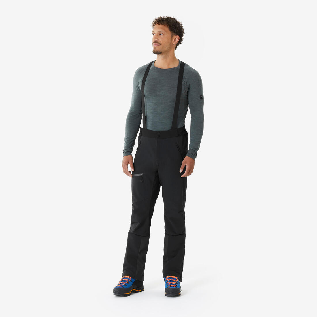 Pantalon alpinisme chaud homme, Alpinism Noir