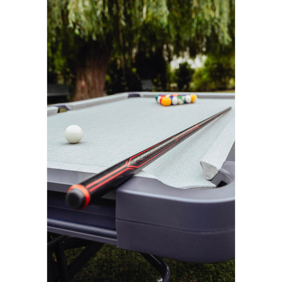 QUEUE DE BILLARD AMERICAIN BC 900 BLACK FIBER, en 1 partie en fibre, 13 mm