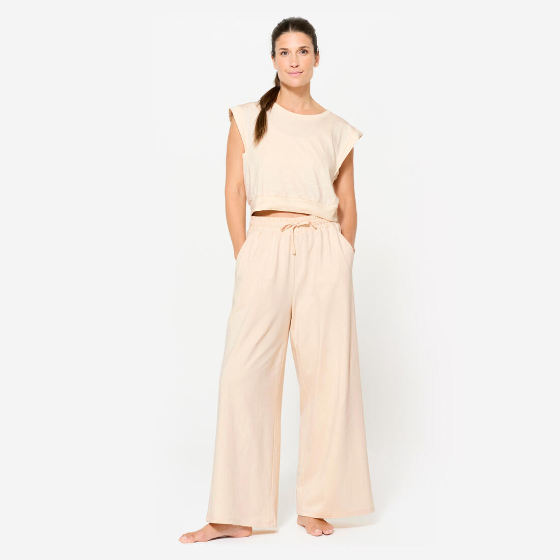 Pantalon ample fitness femme - 520