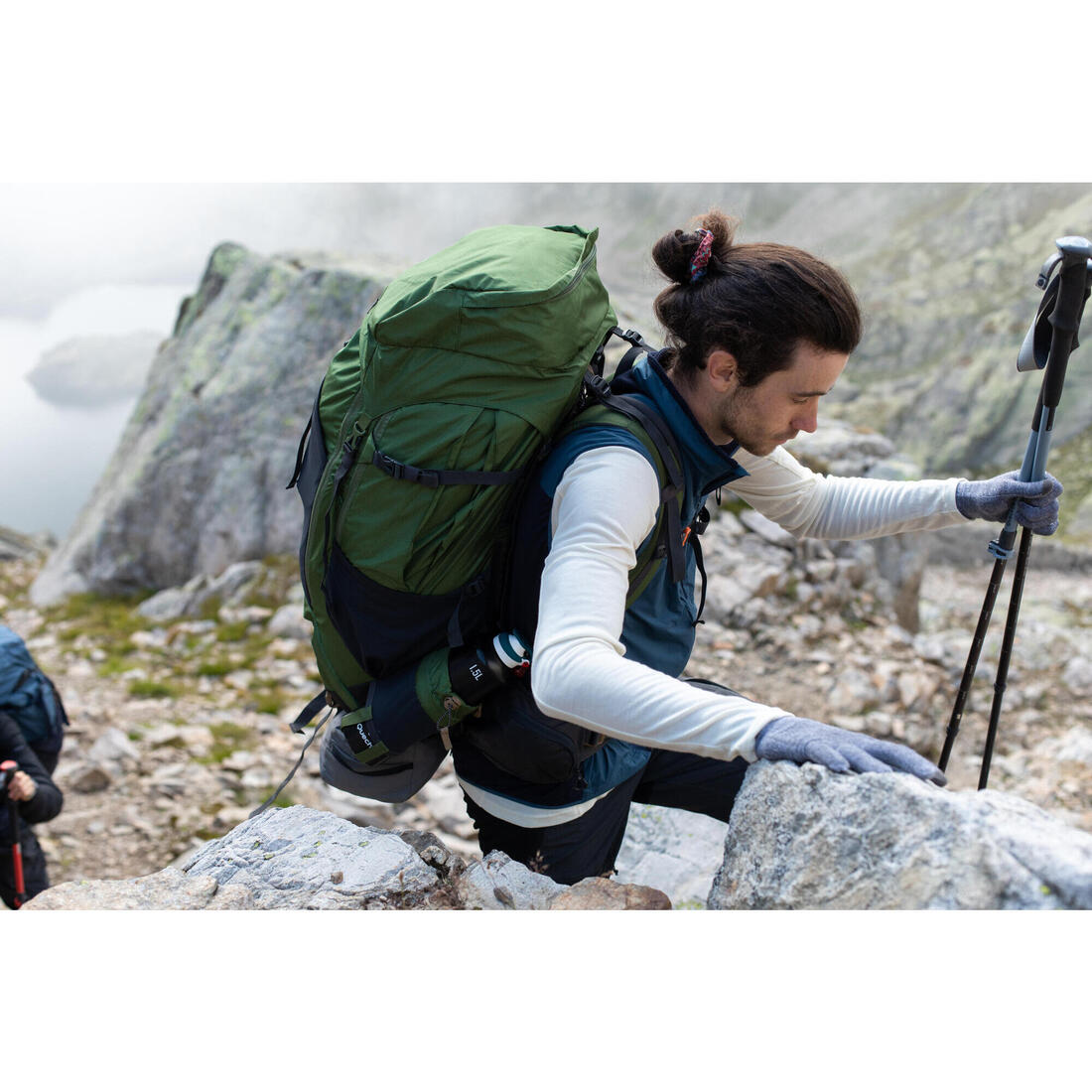 Gilet coupe vent de trek montagne - mt500 wind homme