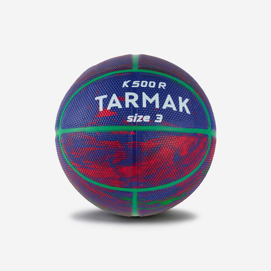 Ballon de basketball taille 3 - K500R violet rouge vert – 8734249