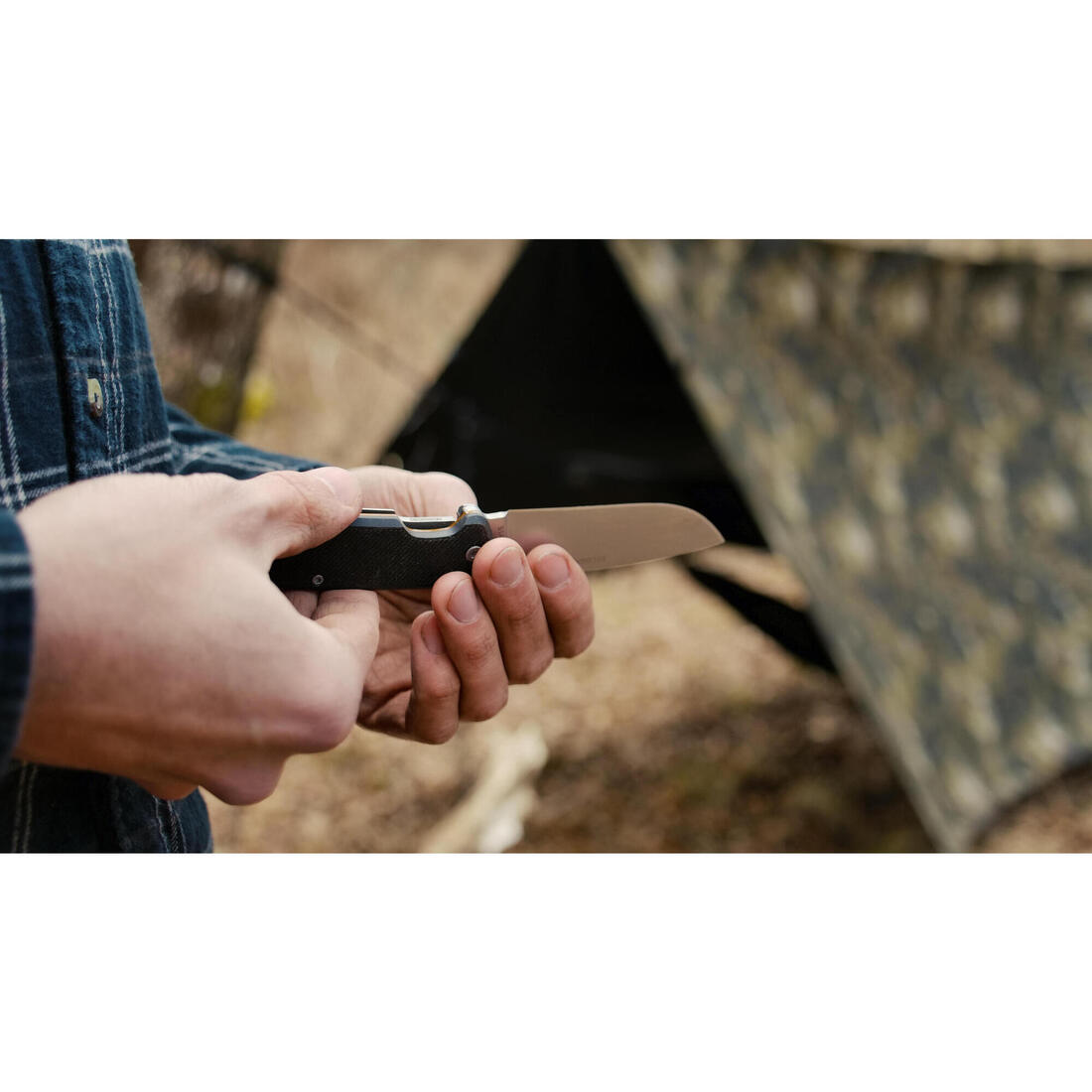 Couteau Chasse Pliant 8,5cm  Grip V2 Axis 85