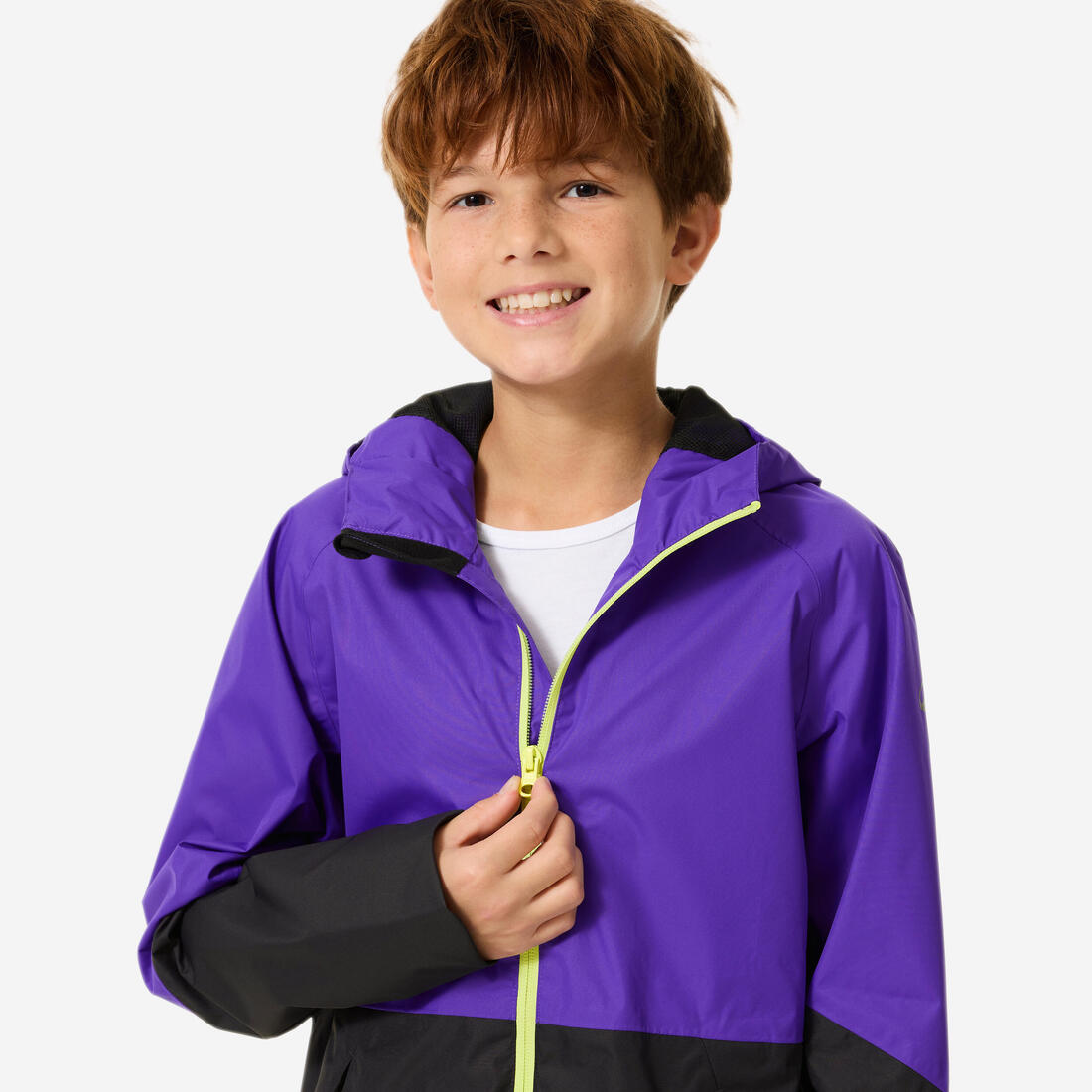 Veste de randonnée imperméable 7-15 ans enfant, MH500 twin