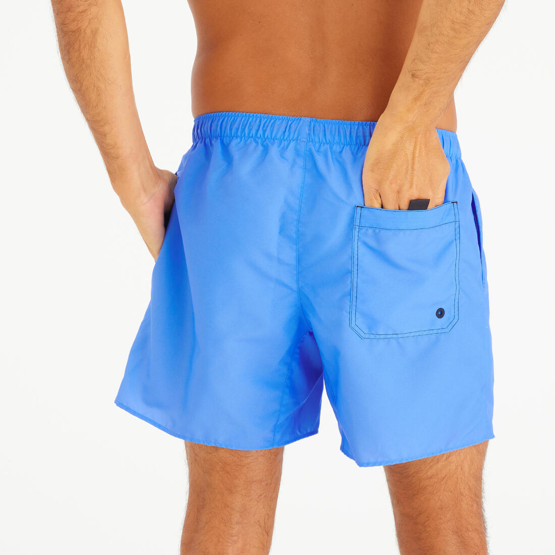Boardshort surf 100 Court 15" Homme - Hendaia pockets Khaki