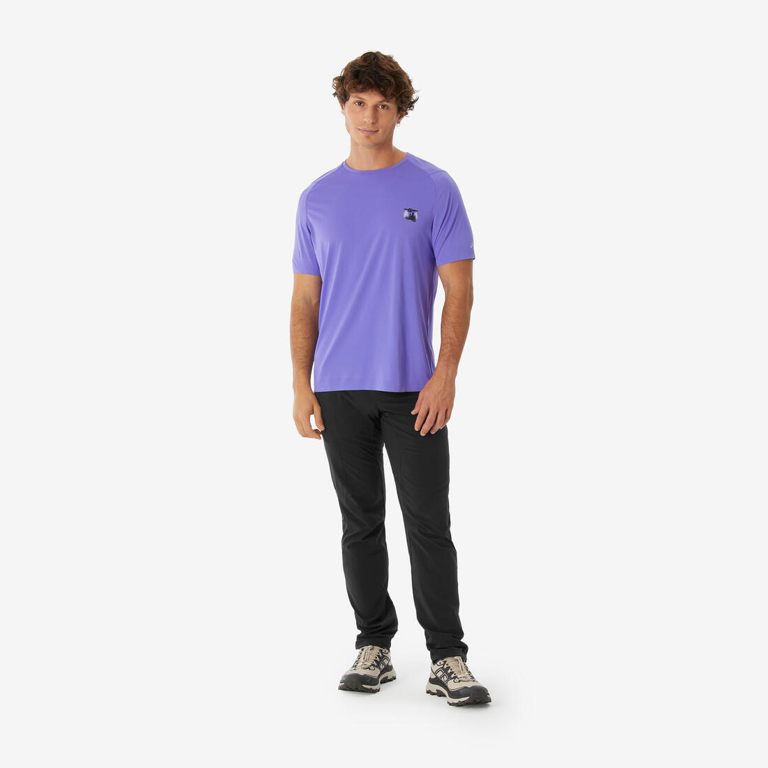 T-shirt de randonnée manches courtes - MH500 - homme