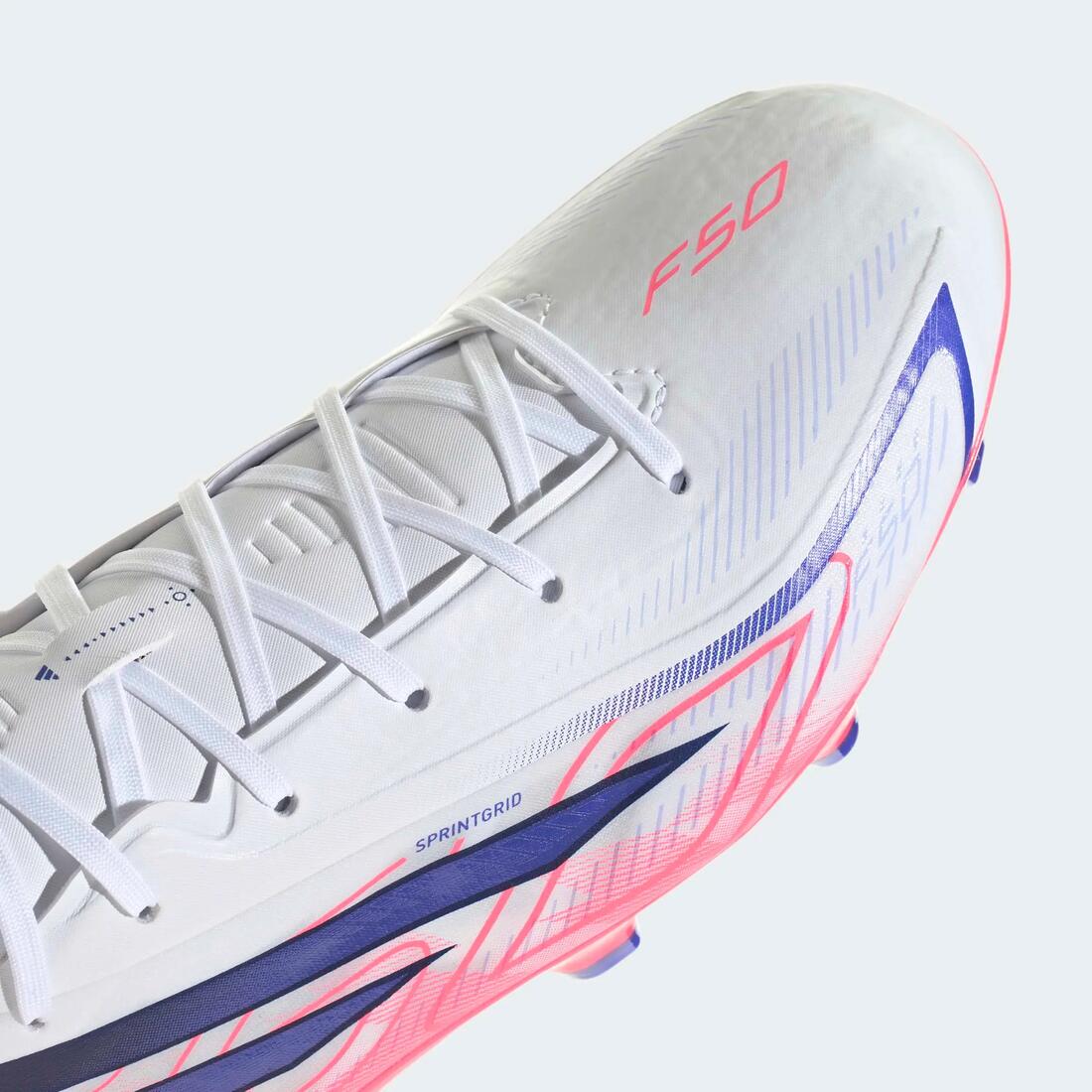 adidas F50 Hyperfast League FG/MG chaussure Adulte Blanc/Violet