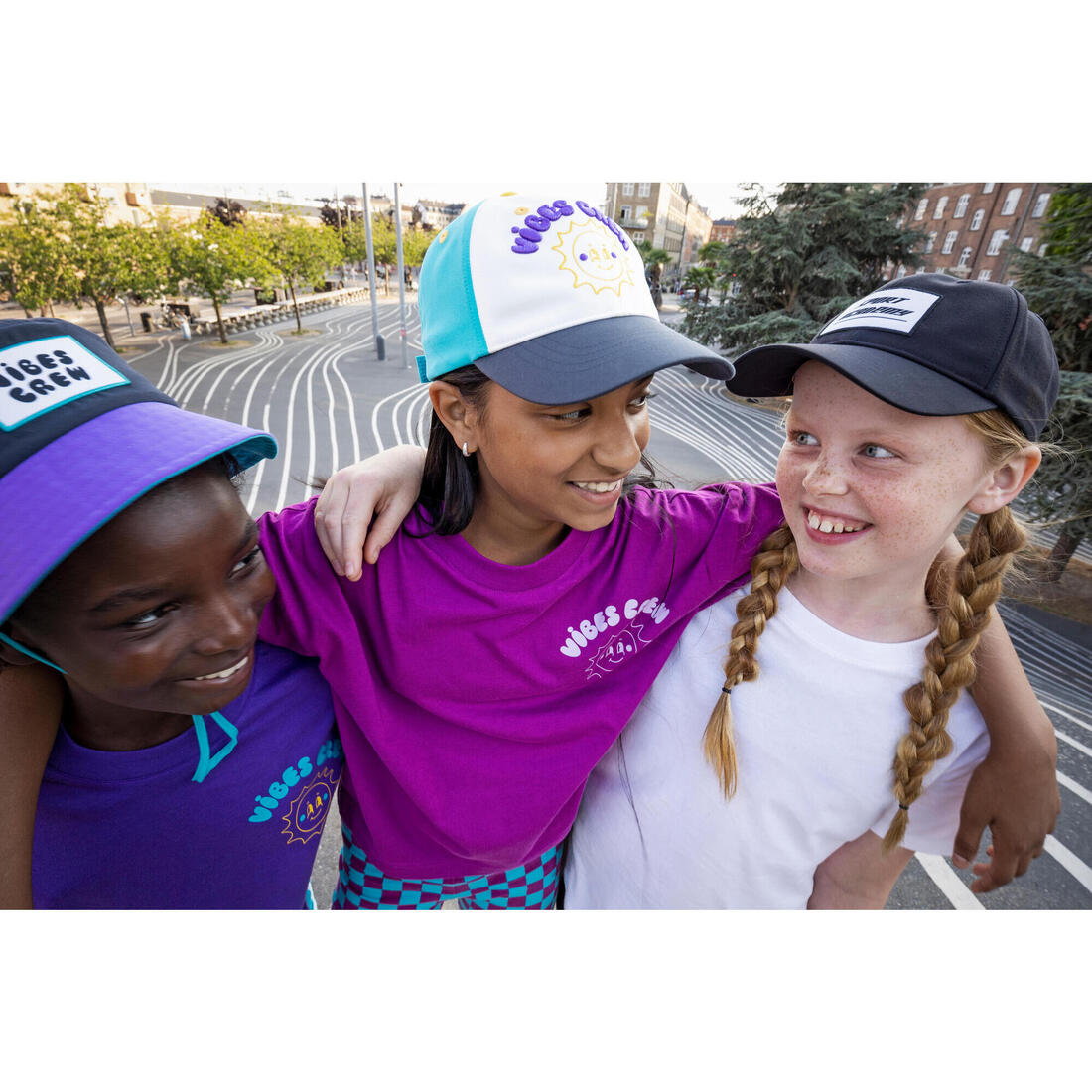 Casquette enfant respirante réglable mixte